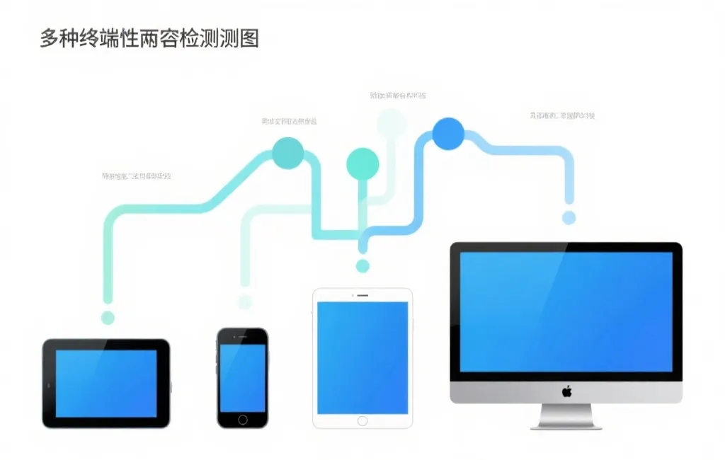 多终端兼容性与安全校验示意图
